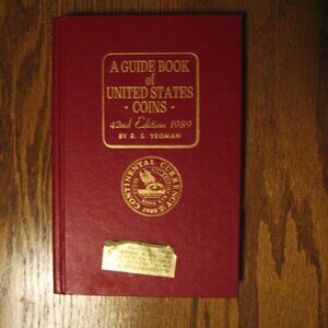 A Guide Book of United States Coins by R.S. Yeoman 1989 42th edition hardcover